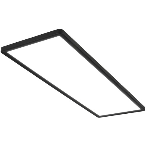 Hranatá - BRILO 7402-415 Ultraplochý LED panel s přímým a nepřímým osvětlením, 29,3 cm, LED, 22 W, 3000 lm, černá - BRILO - foto 1