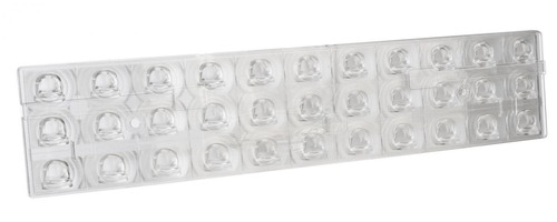 Stínidla, kryty, clony - IMPR 930577 Deko-Light 15° čočka pro stropní přisazené svítidlo Draconis asymetrické  - LIGHT IMPRESSIONS