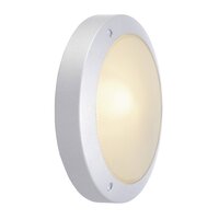 Přisazená - LA 229072 Venkovní svítidlo BULAN stropní stříbrnošedá 230V E14 11W IP44 - BIG WHITE (SLV)