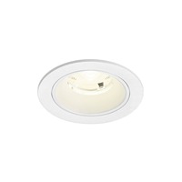 Kruhová - LA 1009479 NUMINOS® S Stropní vestavné svítidlo, 4000 K, 20°, IP20, kulaté, bílé - BIG WHITE (SLV)