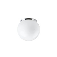 Kruhová - OS SKA40133 SKAT 1 stropní/nástěnné plastové svítidlo chrom / bílá IP65 25W E27 (původní kód OS 40133) - OSMONT