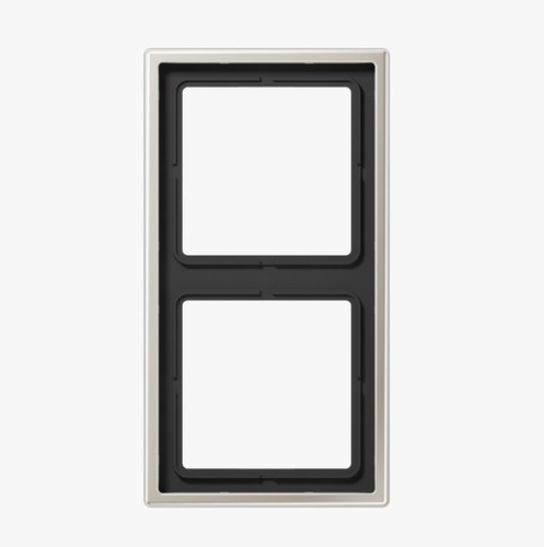 Vypínače a zásuvky - JU ES2982 Rámeček 2-násobný ES 2985 ušlechtilá ocel - JUNG - foto 1