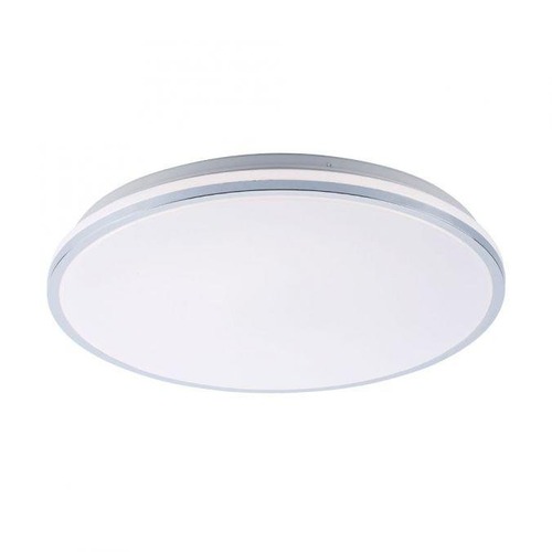 Kruhová - LD 14844-17 ISABELL LED stropní svítidlo, chrom, stínidlo, IP44, koupelna, teplá bílá 3000K - LEUCHTEN DIREKT / JUST LIGHT - foto 1