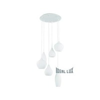 Vícečetná - ILUX 087818 Závěsné svítidlo Ideal Lux Soft SP6 bianco 087818 bílé - IDEALLUX