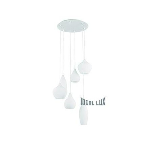 Vícečetná - ILUX 087818 Závěsné svítidlo Ideal Lux Soft SP6 bianco 087818 bílé - IDEALLUX - foto 1