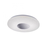 Kruhová - LD 14422-17 LAVINIA LED stropní svítidlo, chrom, moderní design, průměr 38,5cm 3000K - LEUCHTEN DIREKT / JUST LIGHT