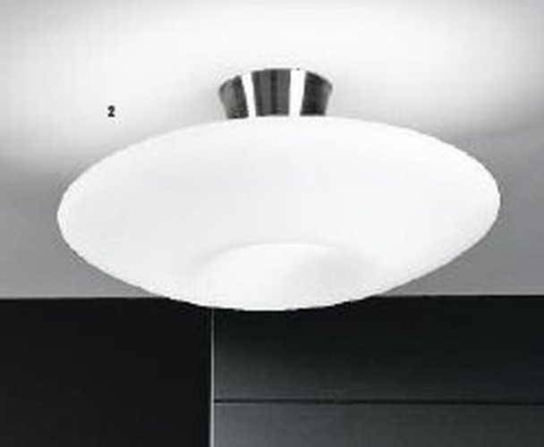 Kruhová - OR DL 7-566/2 Stropní svítidlo 2x60W E27 satin/opál sklo, průměr 49cm - ORION - foto 1