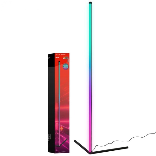 Stojací lampy - BRILO 1203015 RGBIC LED stojanová lampa, dálkový ovladač, Gaming Deko, stmívatelné, 143 cm, časovač - BRILO - foto 1