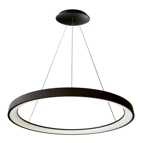 Kruhová - IMPR 342194 Deko-Light závěsné svítidlo Merope 600 42W 3000/4000K 3200 lm tmavě černá RAL 9005 - foto 1