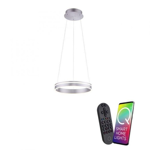 Kruhová - PN 8410-55 Q-VITO, LED závěsné svítidlo, Smart Home, průměr 40cm ZigBee 2700-5000K - PAUL NEUHAUS - foto 1