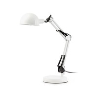Stolní lampy pracovní - FARO 51908 BAOBAB bílá kancelářská stolní lampa - FARO