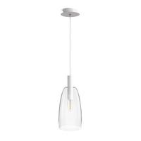 Dekorativní - RED R13658 BELLINI L E14 závěsná bílá čiré sklo 230V E14 15W - RED - DESIGN RENDL