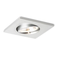 Hranatá - RED R10483 TECA čtvercová náklopná stříbrnošedá 230V/320mA LED 3W 3000K - RED - DESIGN RENDL