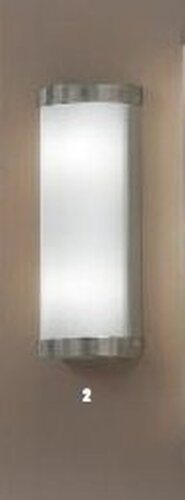 Dekorativní - OR SOFF 3-460/2 SAT Nástěnné svítidlo 2x40W G9 satin/sklo, délka 25,5cm, krytí IP44 - ORION - foto 1