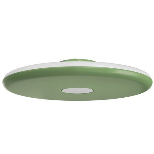 Kruhová - OS ZET60044 ZETA 2 PF stropní/nástěnné plastové svítidlo zelená / bílá IP40 3000 K 38W LED - OSMONT - foto 1
