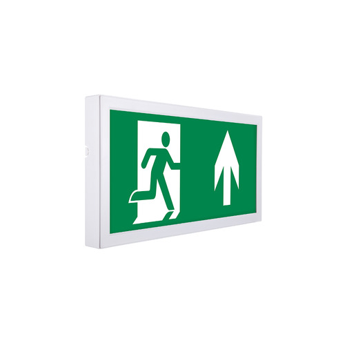 LED nouzové osvětlení - LED nouzové světlo 3 hodiny Nouzové trvání s PVC legendou - foto 1