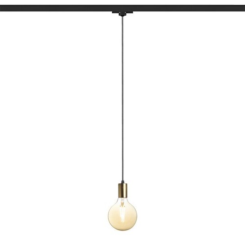 Svítidla - RED R13979 ARAQ pro tříokr. lištu závěsná česaná mosaz/černá 230V E27 42W - RED - DESIGN RENDL - foto 1