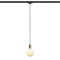 Svítidla - RED R13979 ARAQ pro tříokr. lištu závěsná česaná mosaz/černá 230V E27 42W - RED - DESIGN RENDL