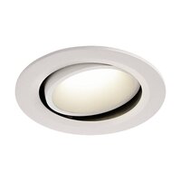 Kruhová - LA 1003689 NUMINOS® MOVE DL L vnitřní LED zápustné stropní svítidlo bílá/bílá 4000 K 40° otočné a výkyvné - BIG WHITE (SLV)