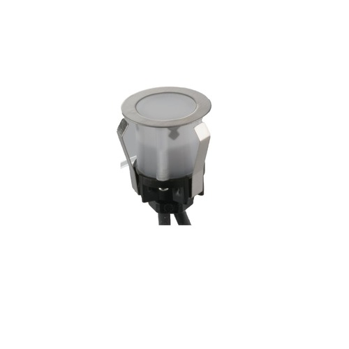 Zapuštěná - FAN LED-RIDER-R6 Sada 6 zápustných venkovních svítidel LED RIDER DC 12 V nikl 6x0,6 W 360 lm 4000 K IP67 3x3,7 cm - FANEUROPE - foto 1