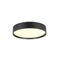 Kruhová - LA 1008918 DECONA 30 CL, PHASE, stropní svítidlo pro povrchovou montáž, kulaté, 3000/4000K, 17 W, černá barva - BIG WHITE (SLV)