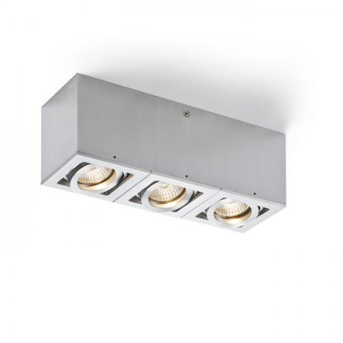 Downlight - RED R10121 Stropní svítidlo BERIT III hliník  230V GU10 3x50W - RED - DESIGN RENDL - foto 1