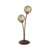 Stolní lampy dekorační - PN 4032-48 Stolní lampa GRETA dvojramenná zlatohnědá 2x G9 40W 53cm - PAUL NEUHAUS
