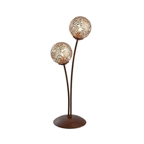 Stolní lampy dekorační - PN 4032-48 Stolní lampa GRETA dvojramenná zlatohnědá 2x G9 40W 53cm - PAUL NEUHAUS - foto 1