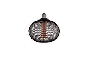 E27 - LED žárovka E27 2.5W ČERNÁ - ZLATÉ SKLO