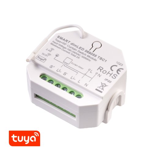 Ovladače, řídící jednotky - SMART spínač dimLED Tuya TSC1 pro rolety a žaluzie - foto 1