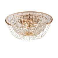 Dekorativní - FAN I-VIENNA-PL60 ORO Stropní svítidlo VIENNA zlatá, 6xE14, 60 x 24 cm - FANEUROPE
