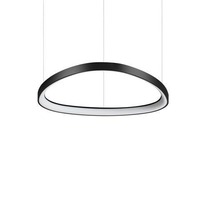 Kruhová - ILUX 247267 Závěsné svítidlo GEMINI SP D61 NERO - IDEALLUX