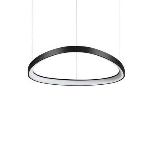 Kruhová - ILUX 247267 Závěsné svítidlo GEMINI SP D61 NERO - IDEALLUX - foto 1