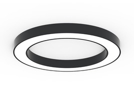 Kruhová - BPM 10193.65.SR.BK.OP.3K Stropní svítidlo Alberta S-LIGHT LED 37W 3000K 3700lm průměr 65cm černé / opál nestmívatelné (10193.65.SR.BK.OP.3K) - BPM