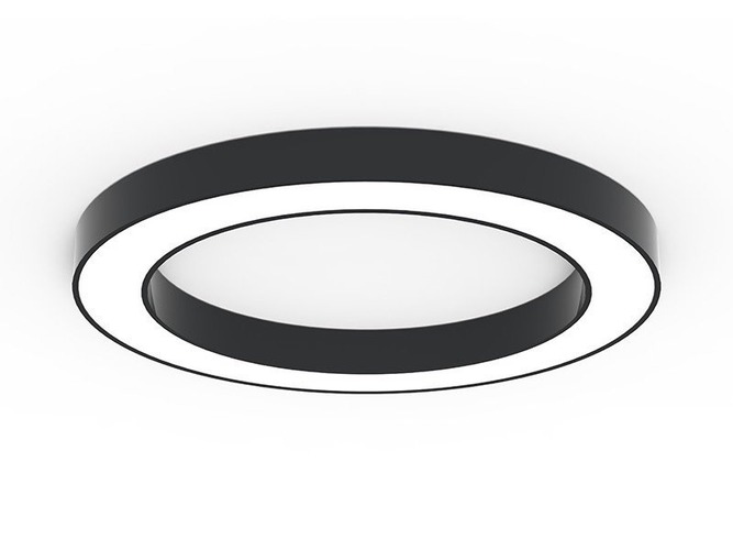 Kruhová - BPM 10193.65.SR.BK.OP.3K Stropní svítidlo Alberta S-LIGHT LED 37W 3000K 3700lm průměr 65cm černé / opál nestmívatelné (10193.65.SR.BK.OP.3K) - BPM - foto 1