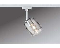 Svítidla - P 95344 URail spot Blossom bílá kouř.sklo max. 10W G9 - PAULMANN