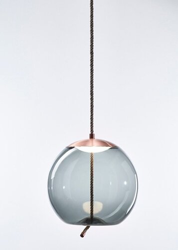 Dekorativní - BRO PC01035-BIANCO Závěsné svítidlo KNOT SMALL SFERA 30cm 10W 2700K 1510lm - BROKIS A - foto 1