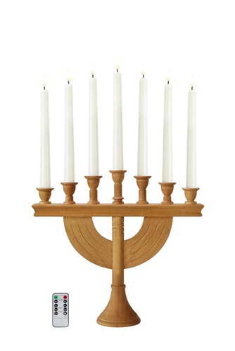 Interiérové dekorace - MAR 706321 Torpa hnědý adventní svícen na baterie - Markslöjd - foto 1