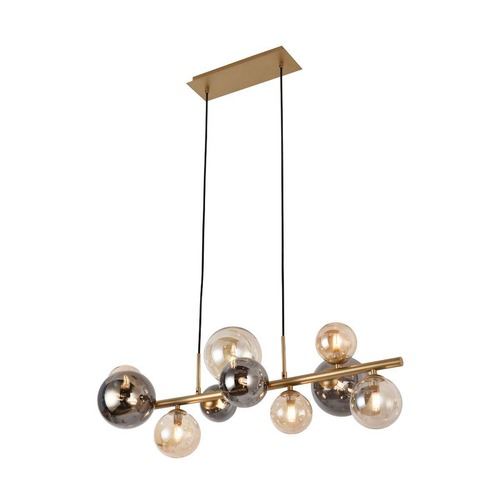 Podélná - ZUMA 003064-026685 MD5918-10-EGN VILLA závěsné svítidlo zlatá - ZUMALINE - foto 1