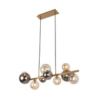 Podélná - ZUMA 003064-026685 MD5918-10-EGN VILLA závěsné svítidlo zlatá - ZUMALINE