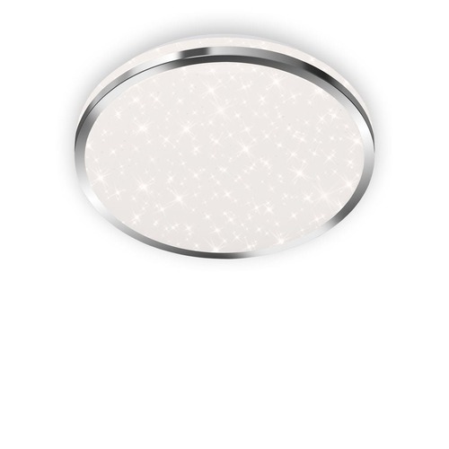 Kruhová - BRI 3403018 LED stropní svítidlo hvězdné nebe, pr. 28 cm, 12 W, chrom (starý kód: BRI 3403-018) - BRILONER - foto 1