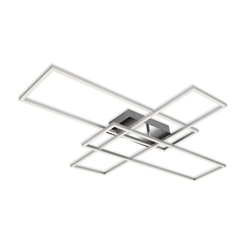 Hranatá - BRI 3504018 CCT LED stropní svítidlo, 104 cm, 50 W, chrom (starý kód: BRI 3504-018) - BRILONER - foto 1