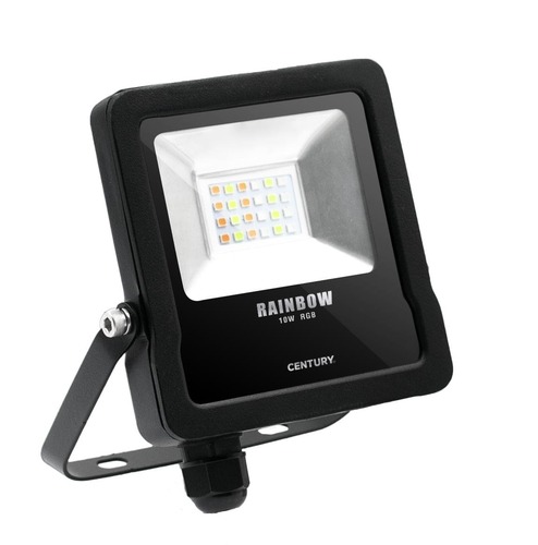 Reflektory - CEN RBW-109510 RAINBOW LED Floodlight 10W  RGB IP65 + dálkový ovladač - CENTURY - foto 1