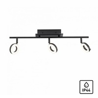 Bodová - PN 6785-13 SILEDA LED stropní svítidlo 3 ramenné antracit, otočné, IP44 teplá bílá 3000K - PAUL NEUHAUS