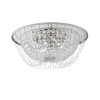 Dekorativní - FAN I-VIENNA-PL45 CR Stropní svítidlo VIENNA chrom, 4xE14, 45 x 22 cm - FANEUROPE
