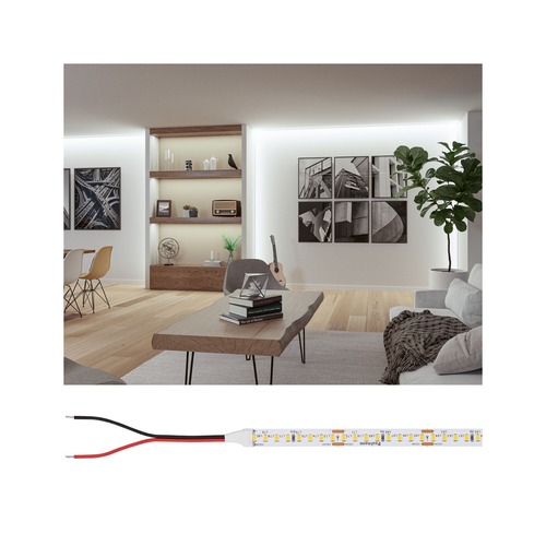 Hlavní osvětlení - P 76023 Pro LED Strip Silver P150 840 5m 50W 1530lm/m 160LEDs/m 4000K - PAULMANN - foto 1