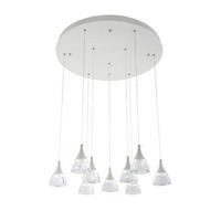 Vícečetná - AZZ AZ3144 LED Závěsné svítidlo Azzardo Dalmatia 9 DIMM white AZ3144 45W 3880lm 3000K IP20 68cm bílé stmívatelné - AZZARDO