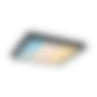 Hranatá - P 71267 LED Panel Atria Shine IP44 hranaté 190x190mm 8W 3000 - 6500K černá - PAULMANN