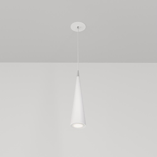 Subtilní - M P318-PL-01-W Závěsné svítidlo Nevill 50W bílý kov výškově nastavitelné - MAYTONI - foto 1