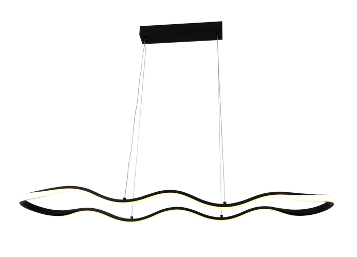 LED přívěšek - Závěsná LED lampa 24W Sand Black - foto 1